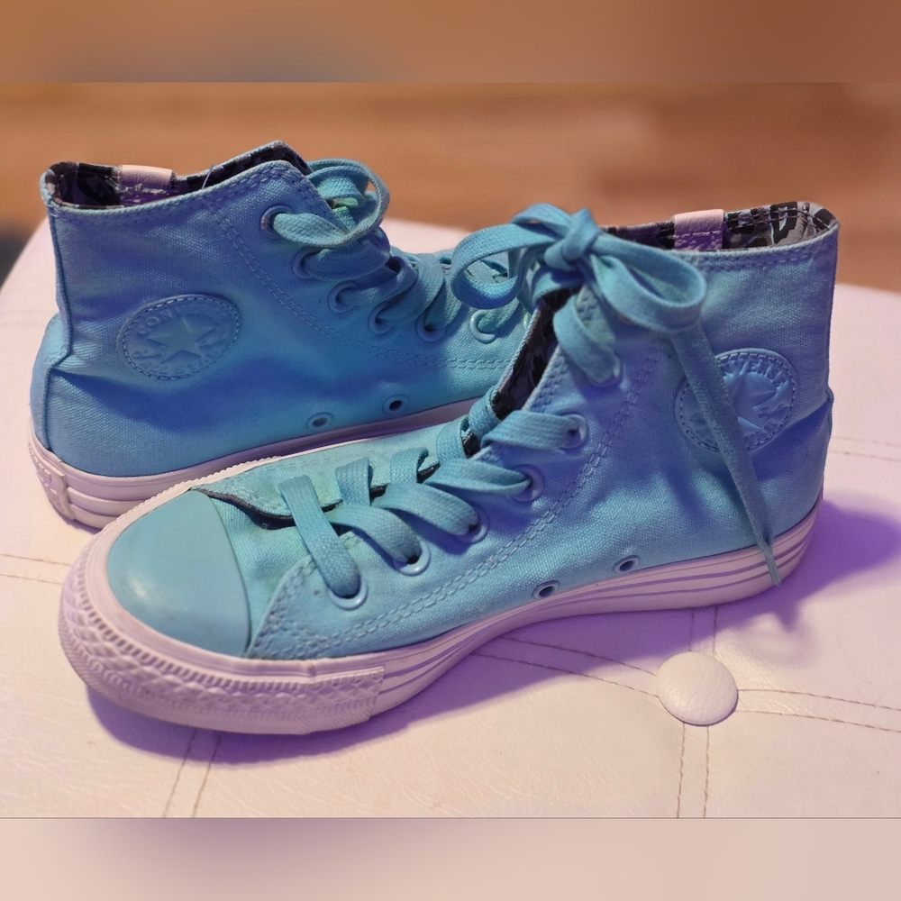 Converse Chuck Taylor Blue Radiance Wiz Khalifa High-Tops Sneakers Size 6 - Picture 7 of 14